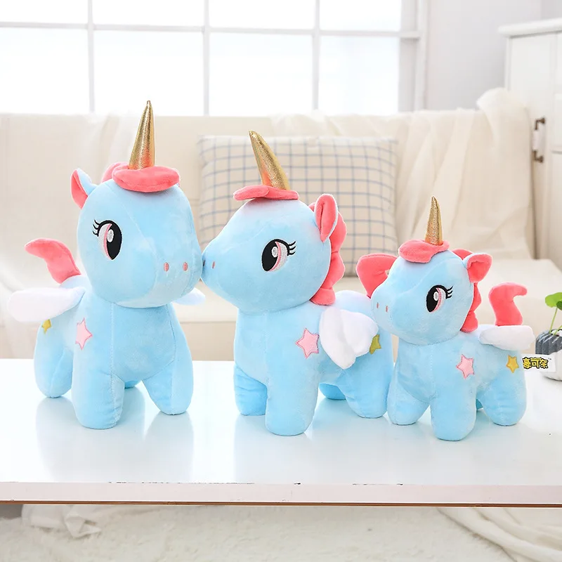 25 см/30 см Kawaii единорог плюшевые игрушки мягкие животные куклы подушка подарки на