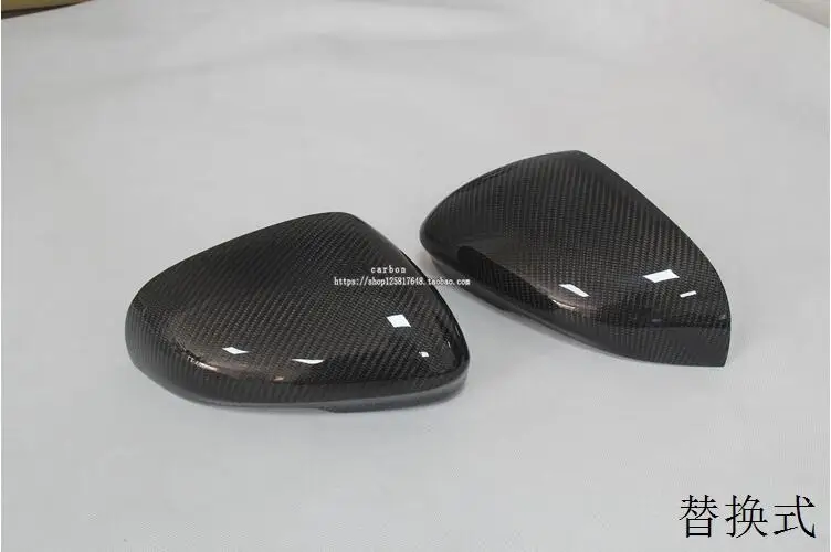 2pcs Full Replacement Carbon Fiber font b Car b font Side font b Mirrors b font