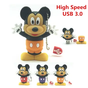 

High Speed USB 3.0 cartoon Mickey Minnie USB Flash Drive 16GB pendrive Animal cartoon pendrive 32GB 8GB for gift Pen Drive Stick