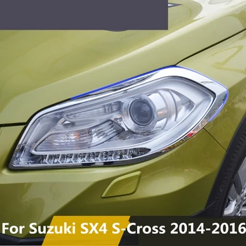 

Headlights Eyebrows Eyelids Accessories Front Headlamp Eyebrows Car Styling Exterior decoration For Suzuki SX4 S-Cross 2014-2016