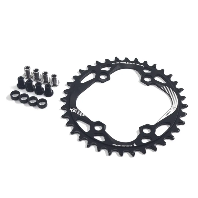 2019 جديد Fouriers الدراجة كامل CNC صنع واحدة سرعة Chainring ل PCD 96 مللي متر 36 T/38 T/ 40 T ل M7000/M8000 11 سرعة دراجة أجزاء