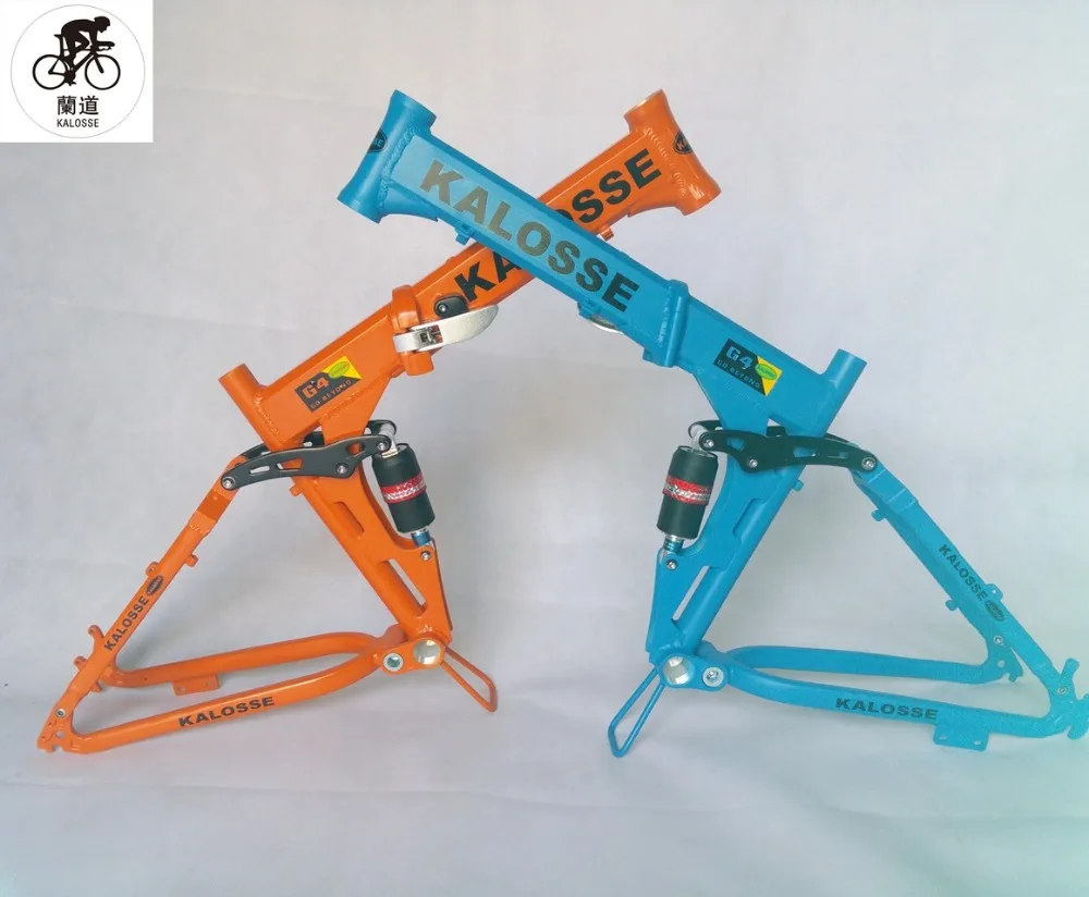 Flash Deal Kaloss DIY colors  bicycle parts  Folding  Fat bike frame  snow bike frame  26*17 inch ,  26*4.0 inch   Beach bike   frame 1