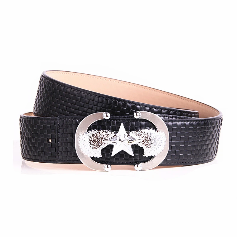 2017European-Style-Luxury-Brand-Name-Designer-Plaid-Pattern-Genuine-Leather-Belt-Men-Women-New-Fashion (2)