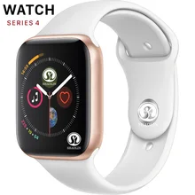 Скидка 50% 42 мм женские умные часы серии 4 Bluetooth подключение для Android телефона IOS apple iPhone 6 7 8 X умные часы для мужчин
