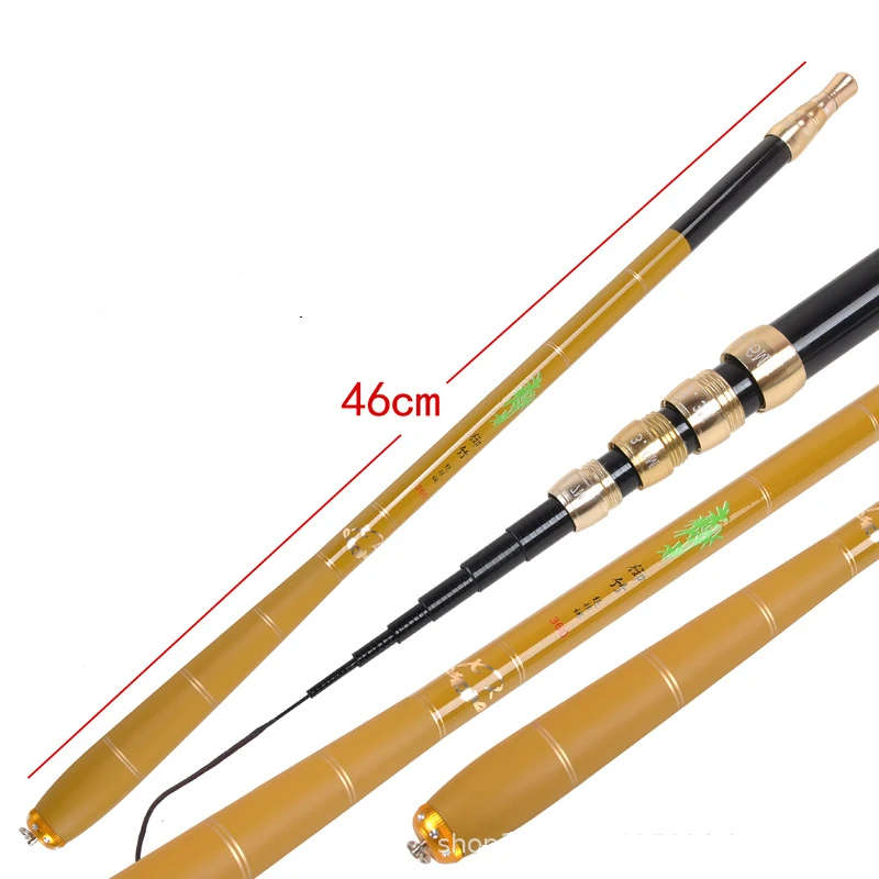 3.0-7.2M Stream Carbon Fiber Telescopic Fishing Rod Ultra Light Carp Fishing