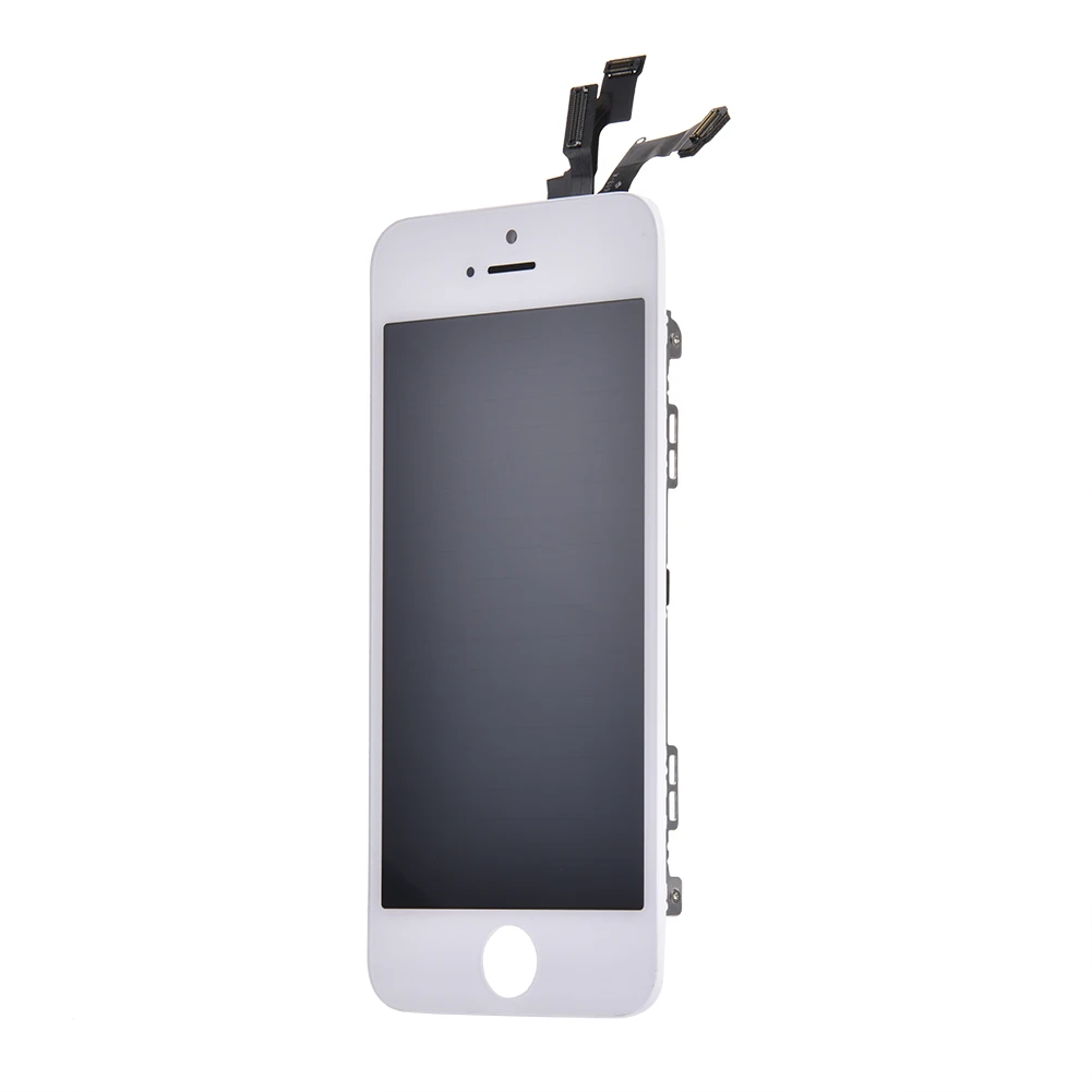 Высокое качество ЖК-дисплей для iPhone 5/5S сенсорный экран Замена стекло Сенсорная панель дигитайзер сборка с механический Съемник