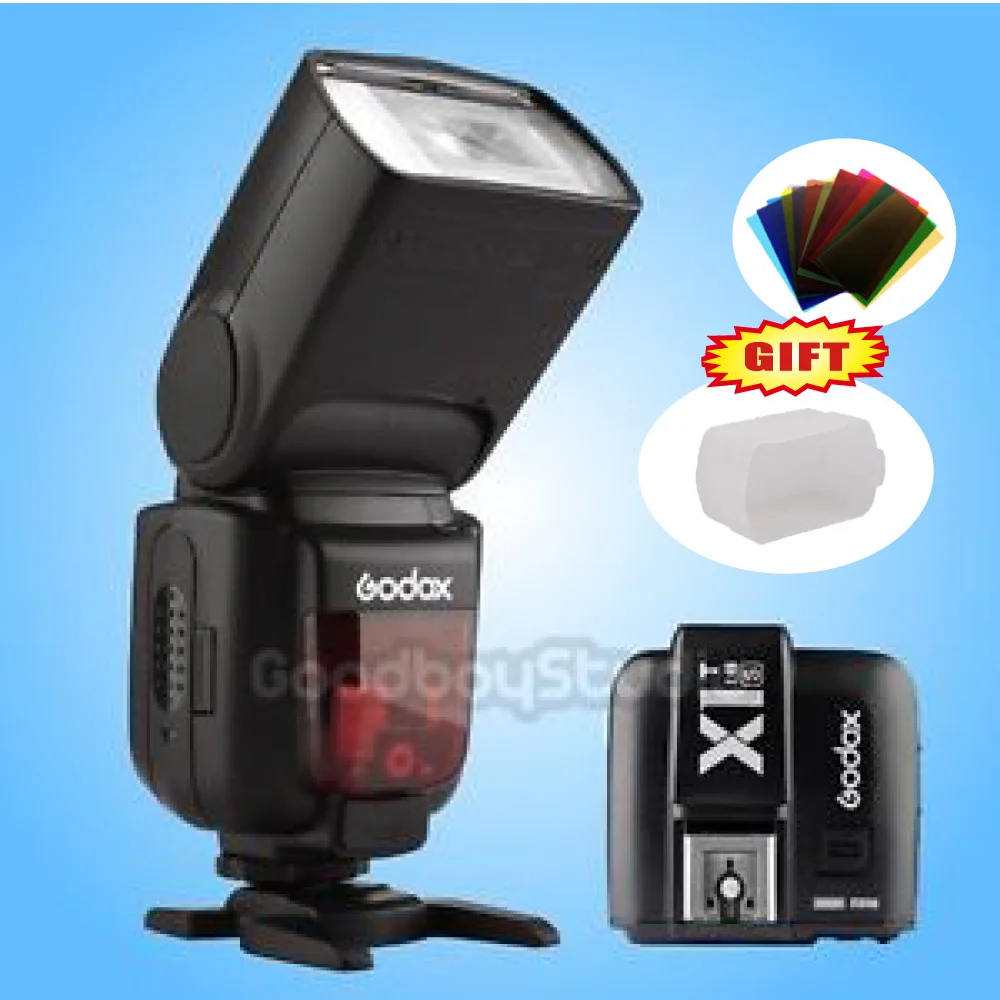 

Godox TT685 TT685S 2.4G HSS TTL Camera Flash Speedlite for Sony w/ XT1-S Transmitter with Free 2 Gift