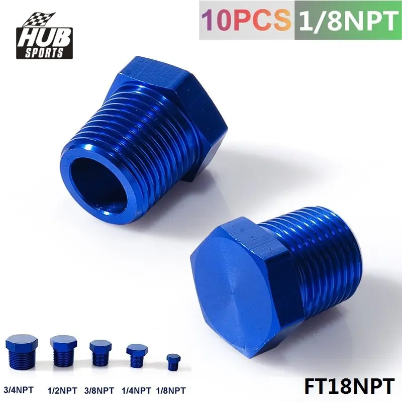 Масляный водяной фитинг 1/8 дюйма NPT кованый углеродный алюминий Шестигранная