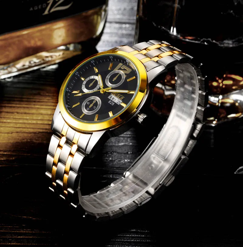 

zou's Men's 2019 new waterproof ladies quartz watch fashion simple couple a pair of women's watches