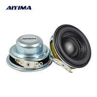 AIYIMA 2Pcs 40MM Mini Audio Portable Speakers 16 Core 4 Ohm 5W Full Range Speaker Rubber Side NdFeB Magnetic Speaker 1