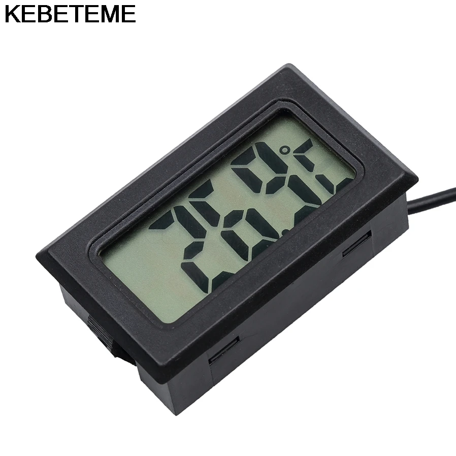 

Digital LCD Probe Fridge Freezer Thermometer Thermograph For Aquarium Refrigerator