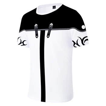 

kingdom hearts 3 new clothes cos hot summer short-sleeved casual T-shirt unisex bottoming couple love parent-child role-playing