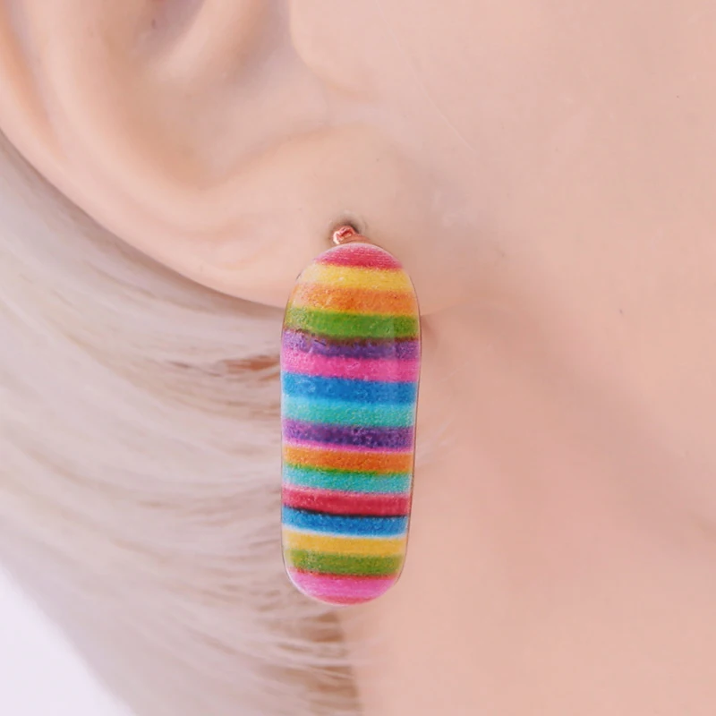 Sehuoran Oorbellen BOho Pendientes Mujer Moda женские серьги с изображением тигра для рукоделия, дизайнерские аксессуары ручной работы