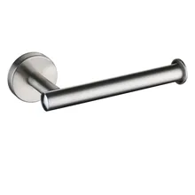 SUS 304 Stainless Steel Brushed Wall Mount Bathroom Lavatory Rolling Toilet Paper Holder