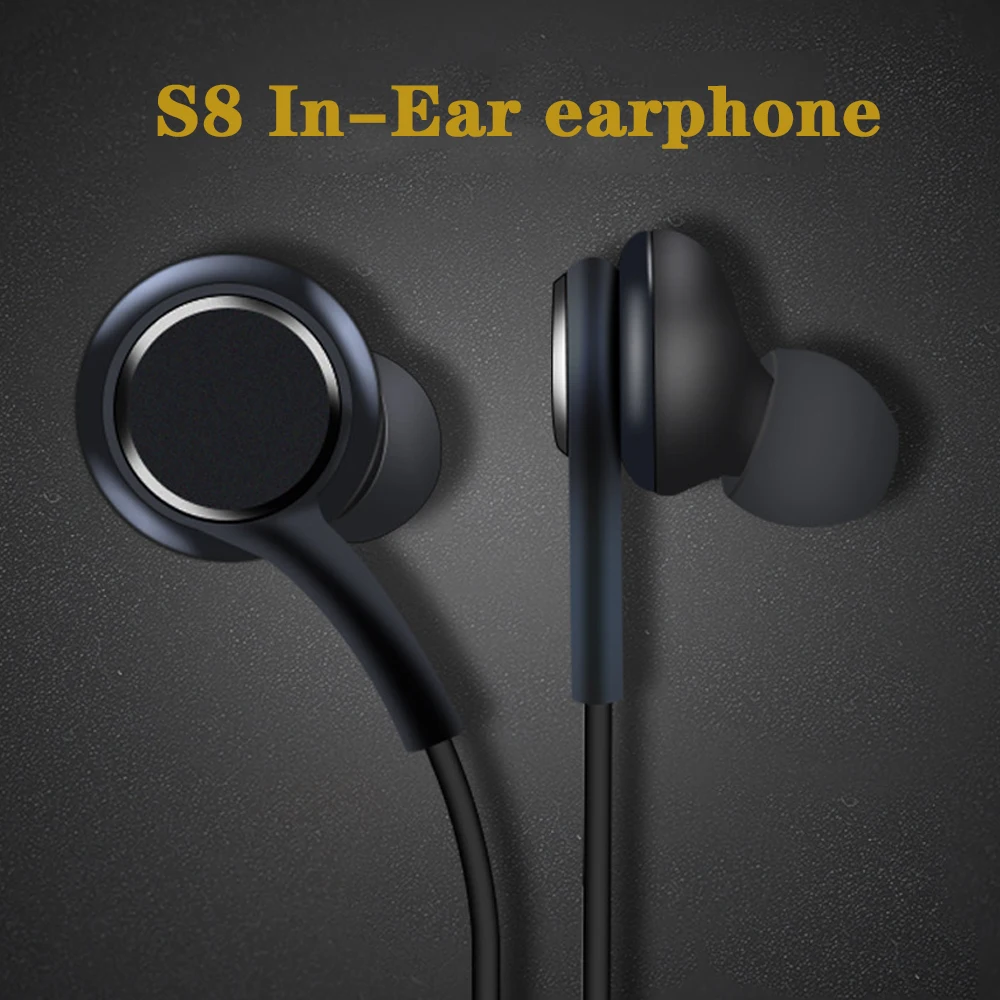 

S8 s8 In-Ear Earphones Gaming Headset Music Earbuds Stereo PK s5 s6 s7 not s9 tws Mic 3.5mm Volume Control for Xiomi iPho 5s 6