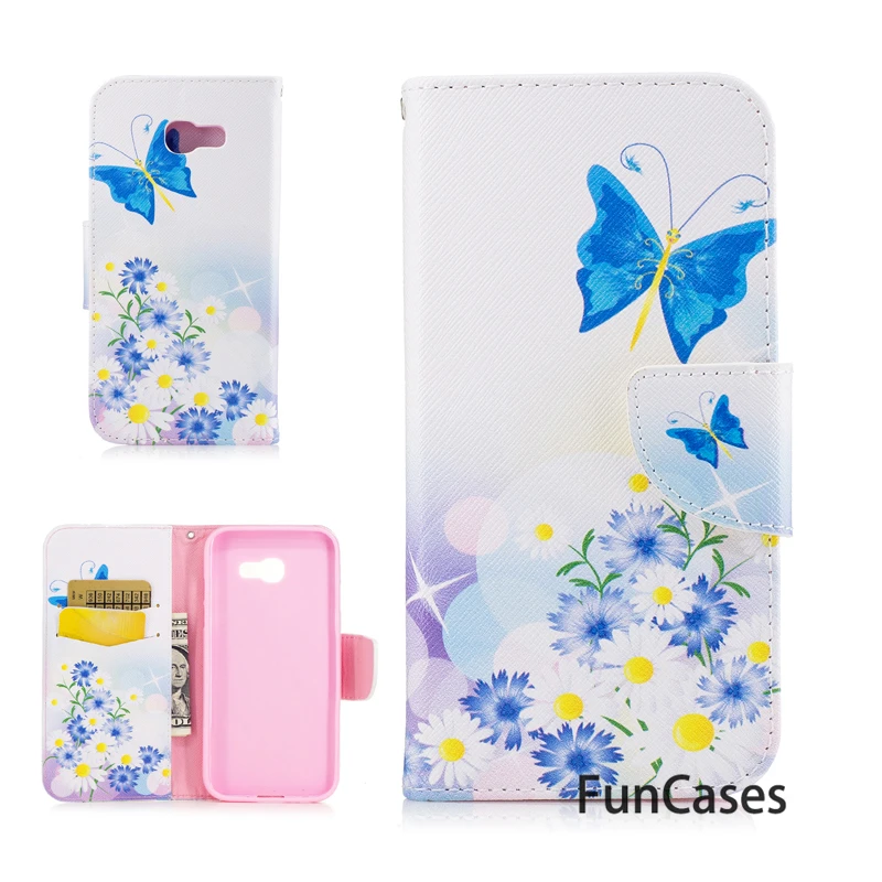 Флип кейс для fundas samsung A5 2017 чехол A520 A520F 5 2 дюймов Чехлы Galaxy + держатель карт
