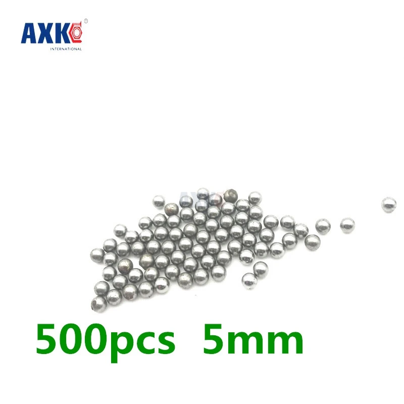 

500pcs Replacement Parts 5mm Diameter Bike Carbon Steel Ball Bearing Cycling Riding Bike Replace Equipment Repair Replacement