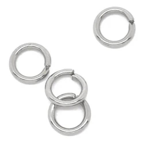 500 открытых колец из нержавеющей стали диаметром 5 мм.|open jump ring 5mm|jump ringsjump rings 5mm |