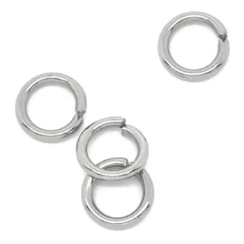 

500 Stainless Steel Open Jump Rings 5mm Dia.