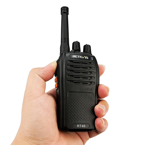 Пара RETEVIS RT46 Walkie Talkie PMR радио PMR446/FRS Портативное двухстороннее радио VOX Micro-usb зарядка Li-Ion(или AA) батарея