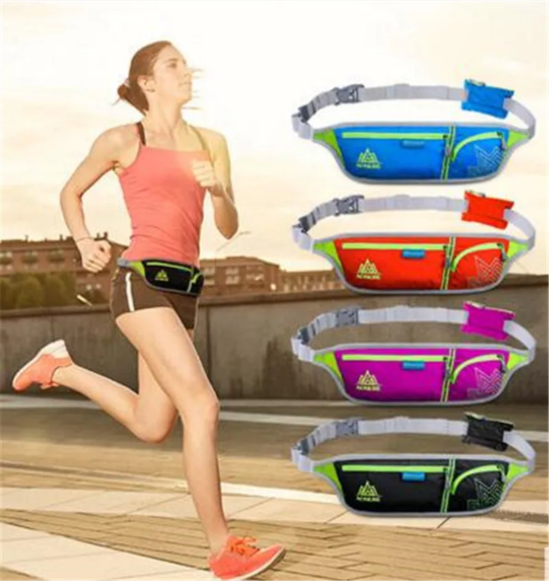 AONIJIE Running Bag Marathon Waist Pack Outdoor Sport Hiking Racing Gym Fitness Money Belt Hip Bag For 6 inch Phone