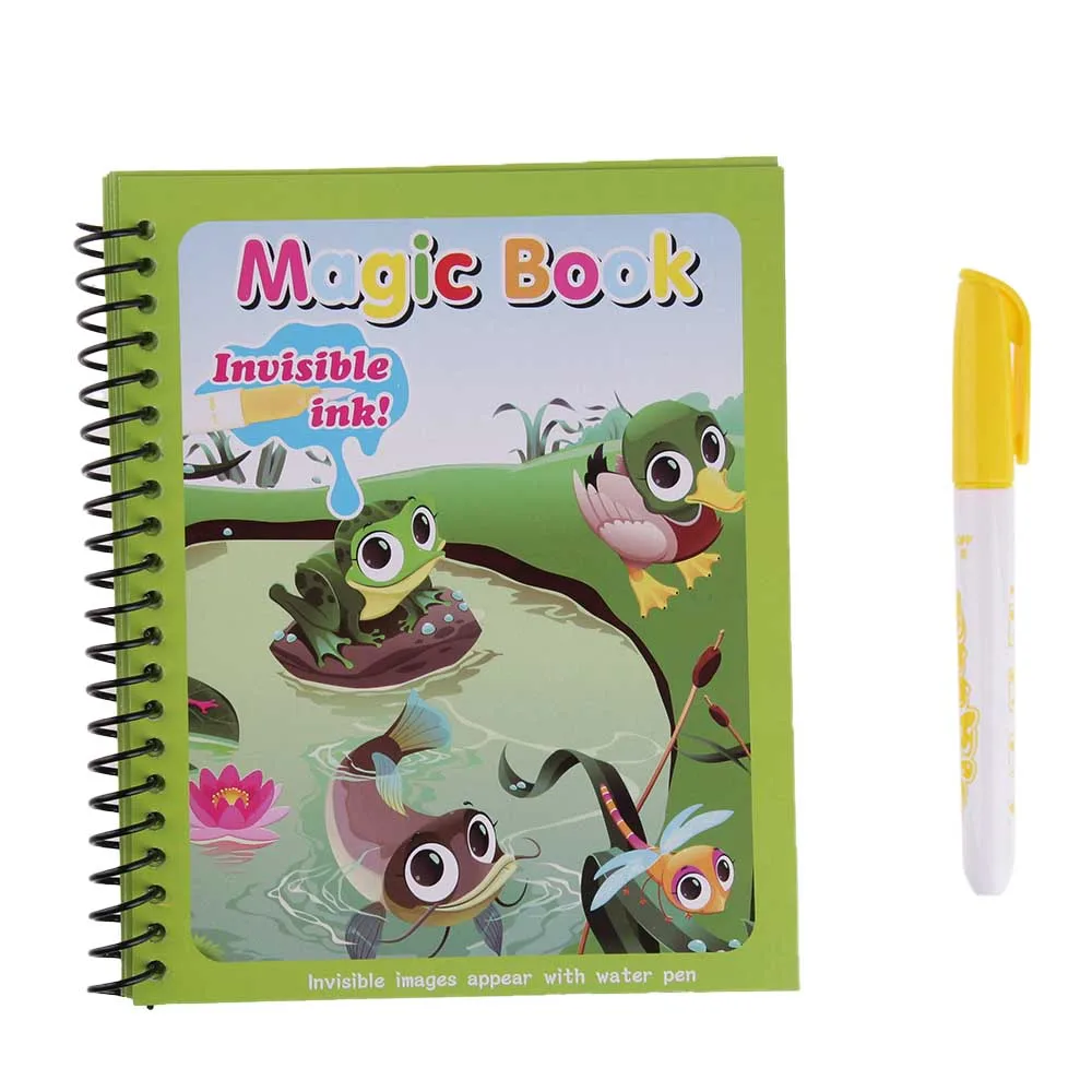 Magic Water Drawing Book for Kid Painting Mat Water Coloring Book Magic Pen Children Doodle Board Toys Baby Early Education Book