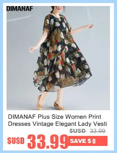 DIMANAF женское платье большого размера винтажная Женская одежда с длинным рукавом Элегантная Дамская Vestidos свободные платья больших размеров 5XL 6XL черный