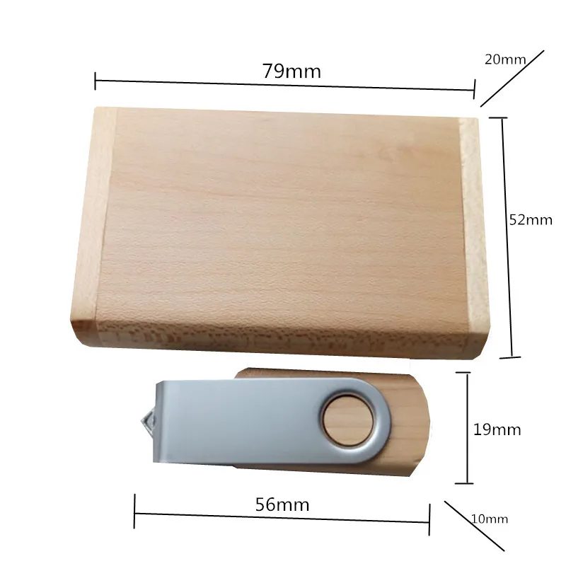 Exuanck Usb 3,0 деревянная палочка+ металл поворотный зажим costom логотип 4-64 ГБ флеш-накопитель для свадебной фотографии(более 10 шт. свободный логотип