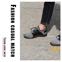 Men Chic Work Shoes Breathable Puncture Proof Labor Insurance Sneakers for Summer JT-Drop Ship