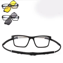 Mincl/баскетбол очки Мужские Спорт на открытом воздухе езда поляризованные очки ночного видения клип очки близорукость оптический glasseYXR