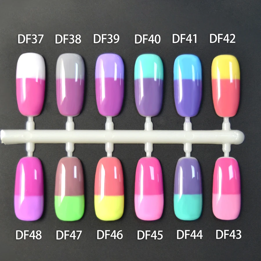 New Brand Michey Uv Gel Shiny Red French Manicure Temperature Change New Brand Michey Uv Gel Shiny Red French Manicure Temperature Change Color Thermal Nail Polish Semi Permanent Vernis A Ongle In From Beauty