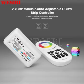 

Milight FUT028 DC12/24V 2.4G MI.Light Controller Wireless Touch Panel Color RF RGBW LED Controller for RGBW LED Strip Lights