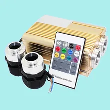 32 Вт RGB светодиодный оптический волоконные лампы комплект Волоконно-оптический Звездный потолочный светильник 200 шт.* 0,75 мм 200 шт.* 1,0 оптоволокно мм
