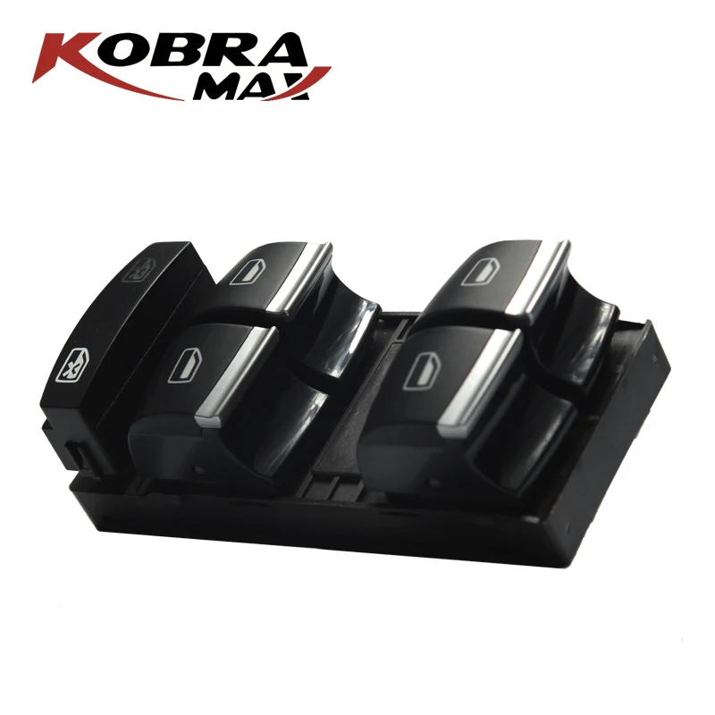 KobraMax Новый хром Мастер переключатель окна 4F0959851H Подходит для AUDI A3 8P A4 S4 RS4 B6 B7 A6 S6 RS6