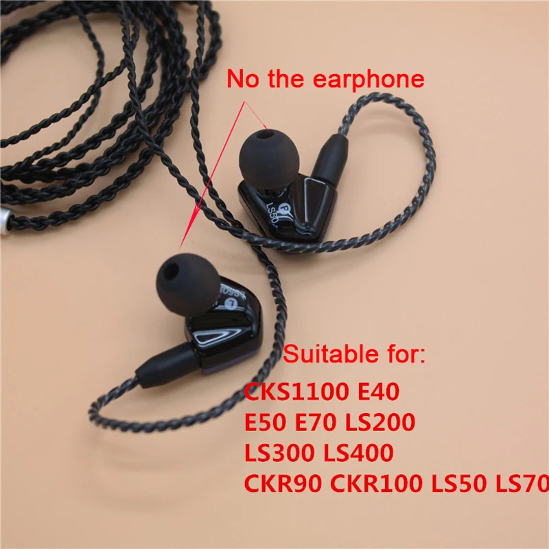 Сменная аудиолиния для Android IOS A2DC CKS1100 E40 E50 E70 LS200 LS300 LS400 CKR90 CKR100 LS50 LS70|ath|lineheadset replacement