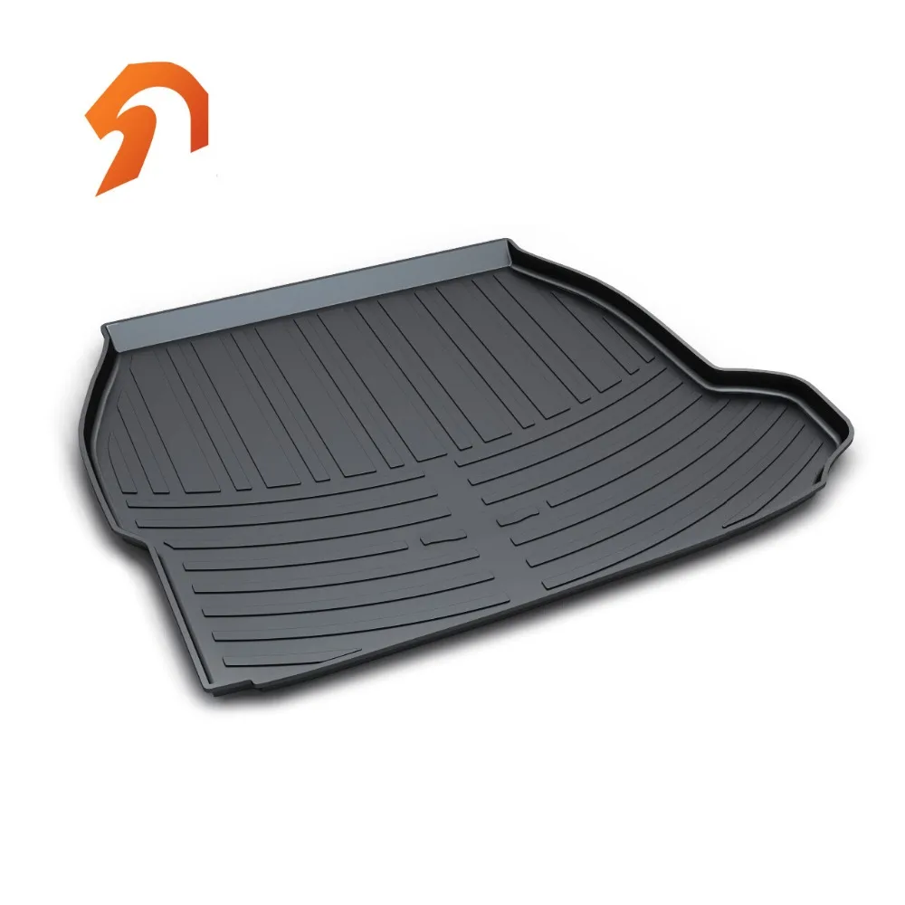 Rubber Rear Trunk Cover Cargo Liner Trunk Tray Floor Mats For Volvo S80