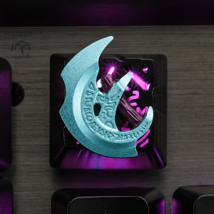 Zomo dota2 hero Yurnero Juggernaut JUGG бабочка Манта Рапира Artisan Keycap CNC Анодированный Алюминиевый совместимый Cherry MX Переключатель - Цвет: Manta Keycap x1