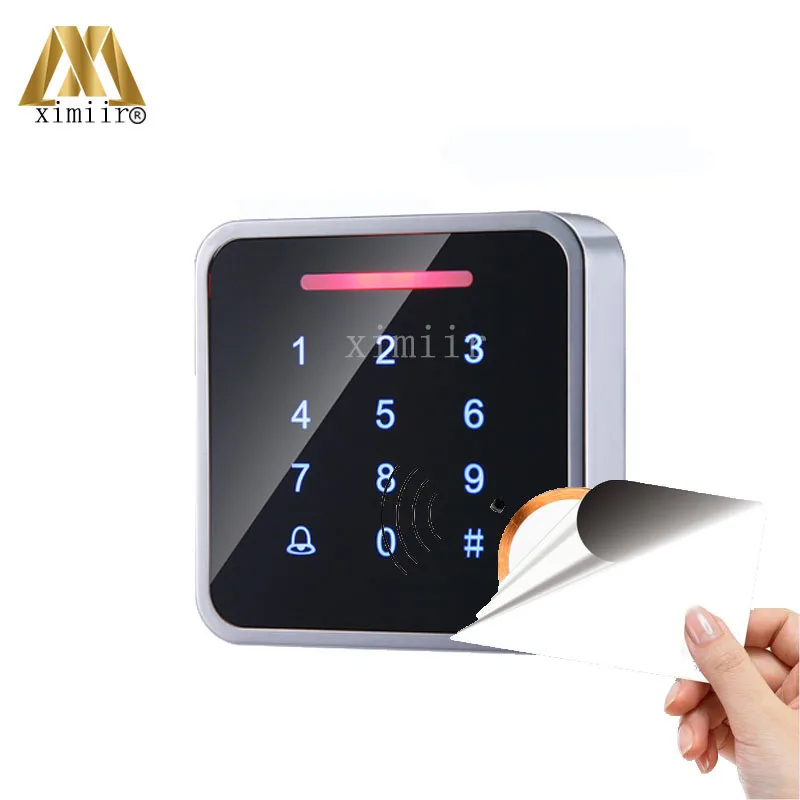 3000 Users IC MF Card Door Access Controller Standalone Single Door 13.56MHZ IC Card Access Control Reader + 10pcs RFID Card