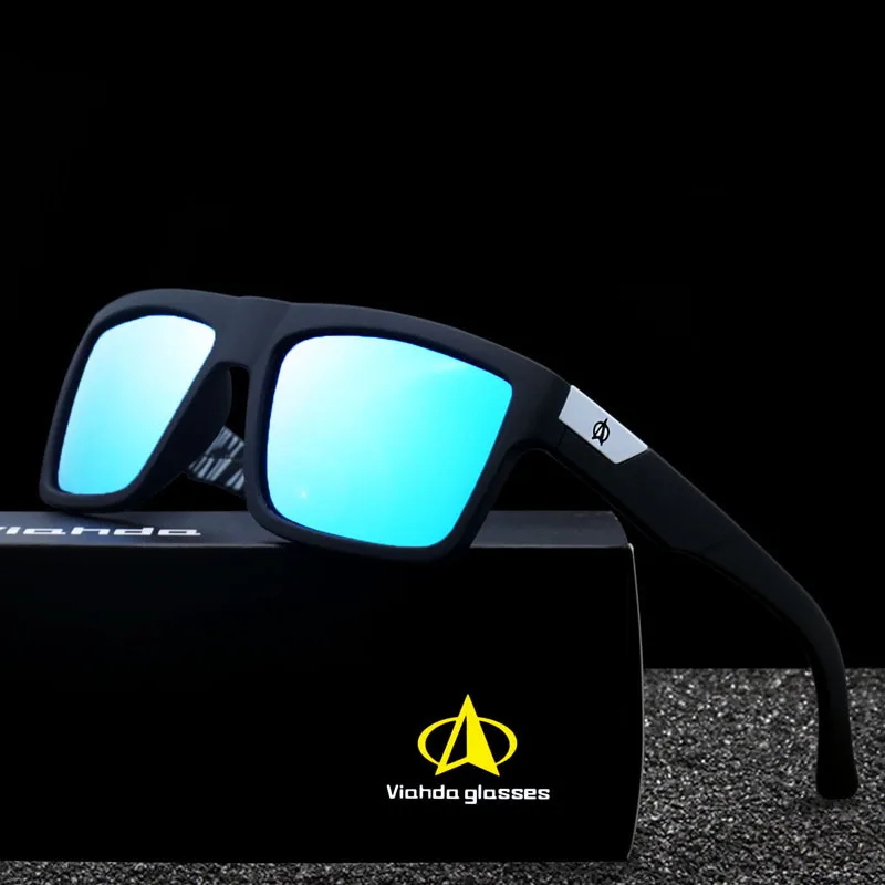 

Viahda 2019 New Brand Squared Cool Travel Polarized Sunglasses Men Sun Glasses For Men Lunette De Soleil Gafas