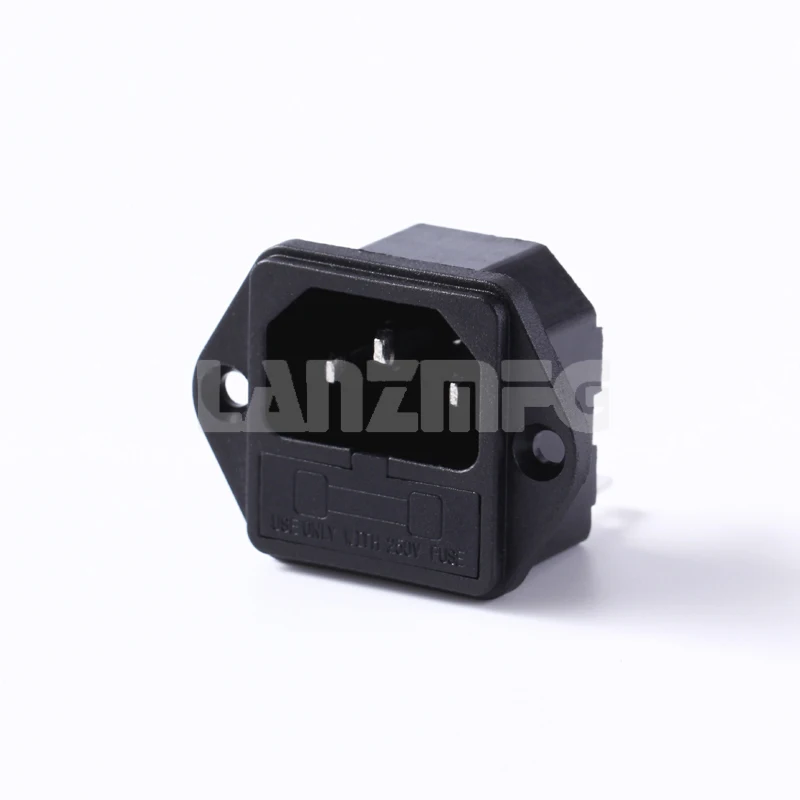 

LZ-14-F1 250V 3P power socket iec c13 with single fuse screw type