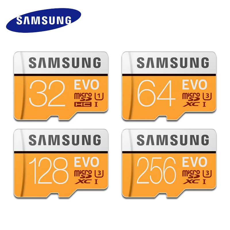 

Samsung popular 32gb micro sd card high speed 128gb flash Memory card 64gb UHS-I U3 4K 256gb fashion TF card for free shipping