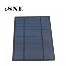 6 в 1000мА 6 Вт 6 Вт солнечная панель Стандартный эпоксидный поликристаллический кремний DIY батарея заряд энергии Модуль Мини Солнечная батарея игрушка