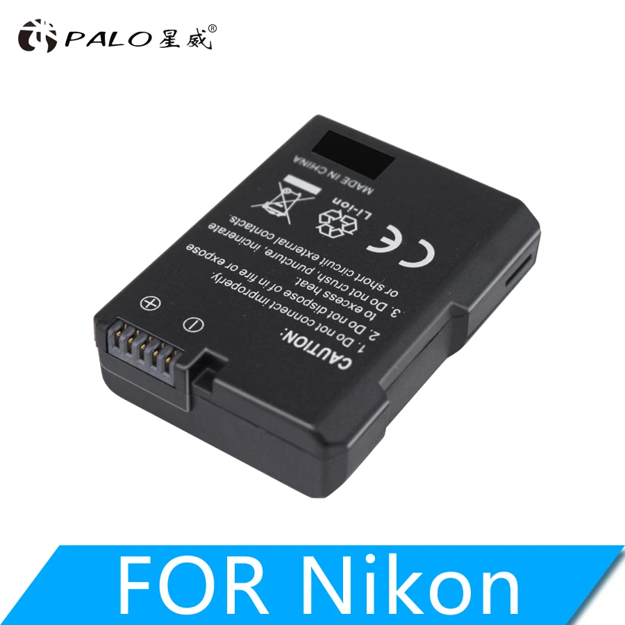 

PALO 1PCS 1200mAh 7.4V EN-EL14 ENEL14 Battery For Nikon P7800,P7700,P7100,P7000,D5500,D5300,D5200,D3200,D3300,D3400,D5100,D3100