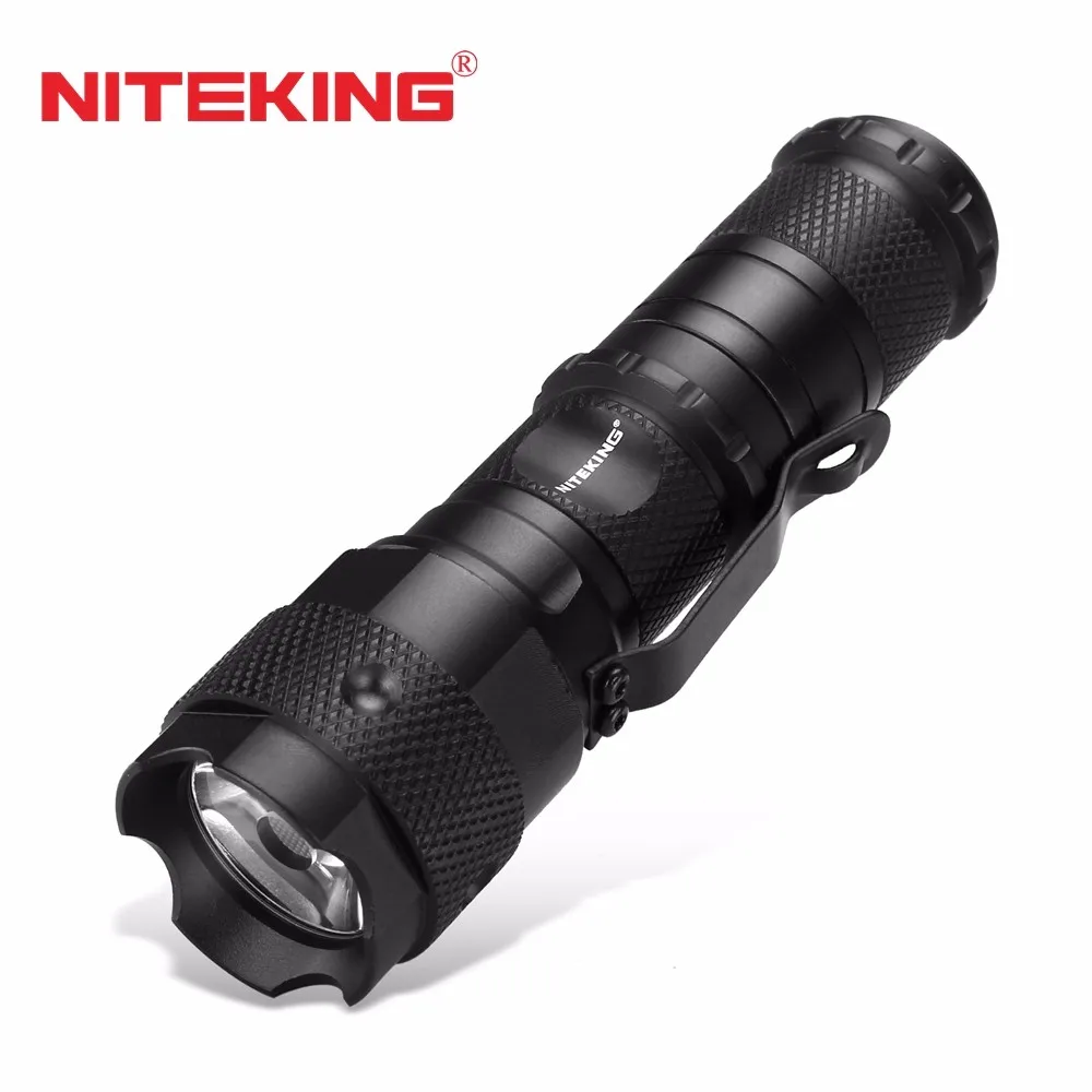 NITEKING N10 Cree XPE Q5 светодиодный вспышка светильник тактический фонарь светильник для 1 x CR123 батарея, 1x16340 или 1x14500