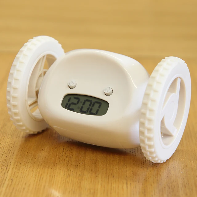 LED Display Running Alarm Clock Creative Runaway Will Escape Abnormal