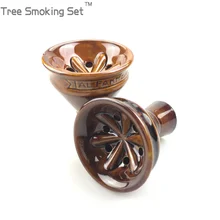 1X Большие размеры Al Fakher кальян керамическая чаша кальян чаша доступна кальян аксессуары случайные цветы кальян чаша WAN0043