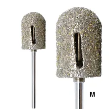 Высокое качество 1 шт. грубый алмаз ногтей сверло полировки Cap Дизайн ногтей Инструменты профессиональный Электрический Маникюр Резак Пилочки для ногтей