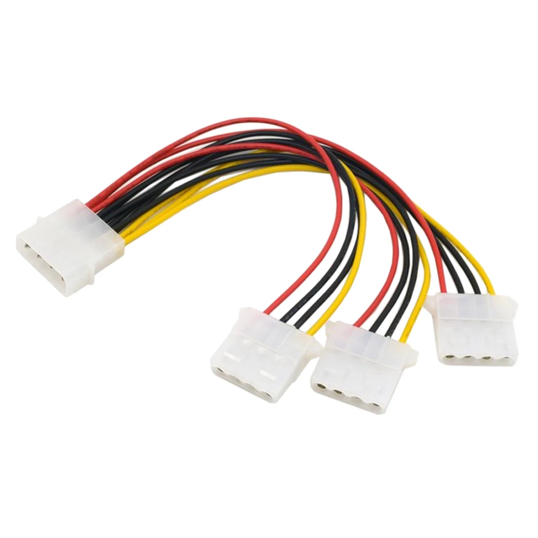 Высококачественные 4Pin IDE Кабели питания HY1578 4 Pin Molex Male к 3 портам Female разветвитель