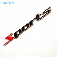 3D Metal Car Stickers Sport for SsangYong Actyon Turismo Rodius Rexton Korando Kyron Musso Sports,Auto Accessories