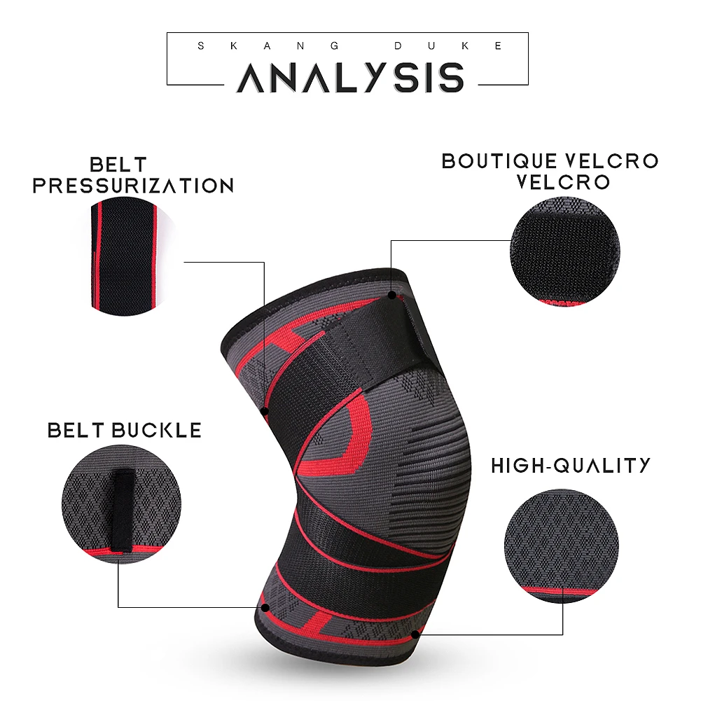 1 шт. ткацкий Бандаж на колено протектор компрессионная дышащая защита для бега